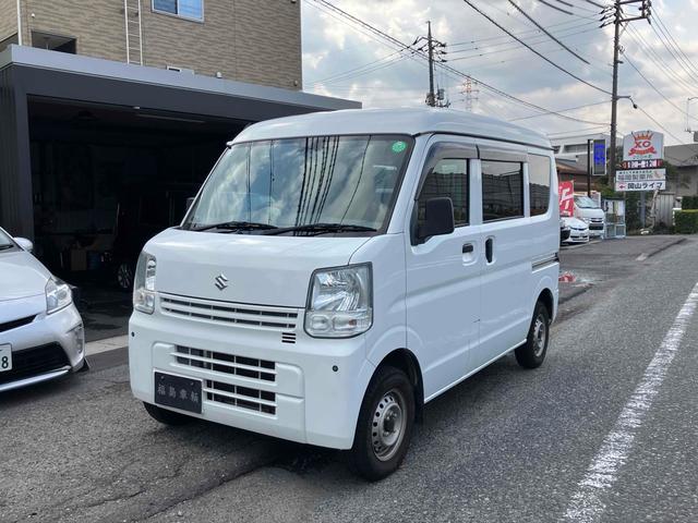 エブリイ(スズキ) ＰＡリミテッド　２年保証　ＥＴＣ　バックカメラ　両側スライドドア　ナビ　ＴＶ　衝突被害軽減システム　キーレスエントリー　ＡＴ　盗難防止システム　ＡＢＳ　ＥＳＣ　ＣＤ　衝突安全ボディ　エアコン　パワーステアリング 中古車画像
