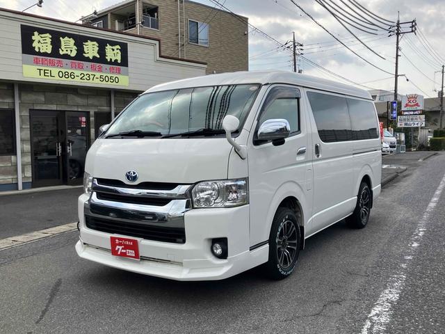 ハイエースワゴン(トヨタ) ＧＬ　４ＷＤ　ＥＴＣ　バックカメラ　ナビ　ＴＶ　電動スライドドア　キーレスエントリー　電動格納ミラー　後席モニター　ＡＴ　アルミホイール　盗難防止システム　ＡＢＳ　エアコン　パワーステアリング 中古車画像