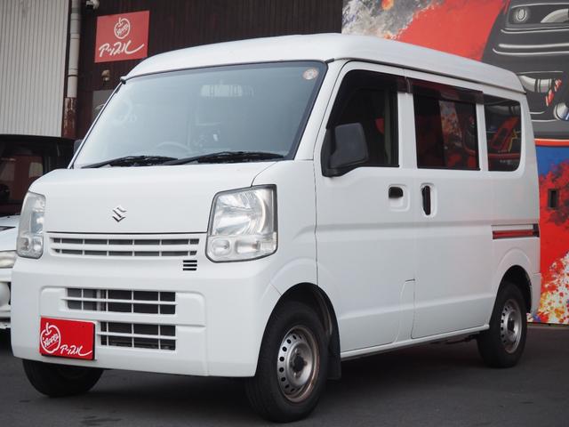 エブリイ(スズキ) ＰＣ　パワーステアリング　パワーウィンドウ　エアバック　エアコン　純正オーディオ　キーレスキー　純正スチールホイール　ハロゲンヘッドライト　ハイルーフ 中古車画像