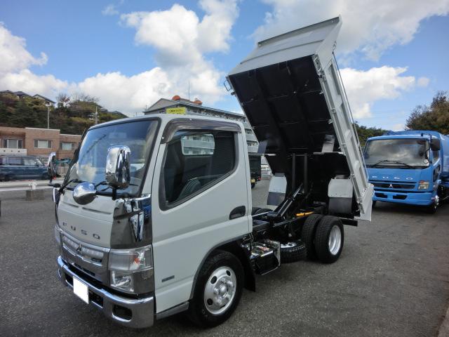 3t積載 ダンプ 全低床 極東開発 強化三方開 H26年式 走行9万キロ ターボ付 荷箱内寸約 長さ305cm幅159cm深さ37cm(1枚目)