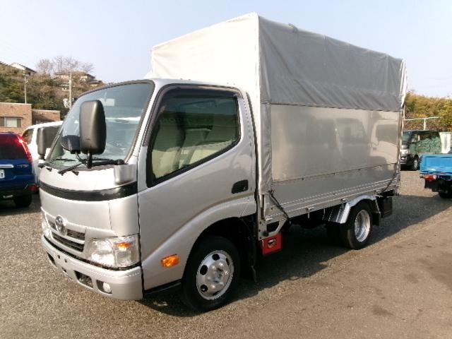 Ｈ２６トヨタトヨエース低床左右パネル上幌後幌 ＷタイヤＡＴ準中免（要構変）（シルバー）（９０７）（０４－５１）