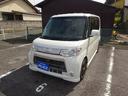 タント カスタムＸ　車検整備付　社外ナビ　ＴＶ　ＤＶＤ　ＳＤ　録音　Ｂｌｕｅｔｏｏｔｈ　バックモニター　ＥＴＣ　電動スライド　シートカバー　ローダウン　ＨＩＤライト　エアロ（1枚目）
