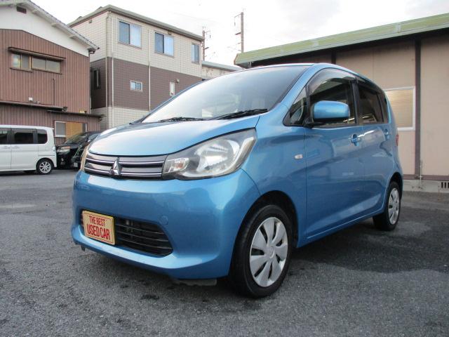 ｅＫワゴン(三菱) Ｍ　キーレスエントリー　アイドリングストップ　電動格納ミラー　ベンチシート　ＣＶＴ　ＡＢＳ　ＣＤ　ミュージックプレイヤー接続可　衝突安全ボディ　エアコン　パワーステアリング　パワーウィンドウ 中古車画像