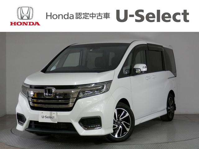 スパーダ・クールスピリットホンダセンシング　ＬＥＤ・フルセグ・メモリナビ・バックカメラ・純正ＡＷ・両側電動ドア・ＥＴＣ　ナビ＆ＴＶ　リヤカメラ　スマートキ－　ＵＳＢ　横滑り防止機能　ターボ車　アクティブクルーズ　カーテンエアバック　三列シート