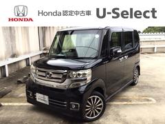 N-BOXカスタム G・ターボLパッケージ HID・フルセグ・メモリナビ・バックカメラ・純正AW・両側電動ドア・ETC AUTOエアコン ナビTV 地デジテレビ Bカメ 盗難警報装置 横滑防止装置 PS PW ターボエンジン ECOモード 中古車画像