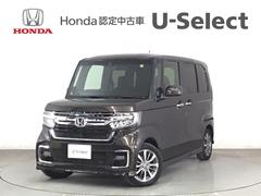 N-BOXカスタム L LED・フルセグ・メモリナビ・バックカメラ・純正AW・片側電動ドア・ETC Pソナー サイドエアバッグ ナビTV シートヒータ ベンチシート キーフリーシステム LEDライト リアカメ AC スマキー 中古車画像