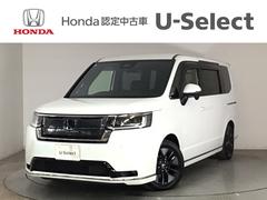 ステップワゴン e:HEVスパーダ LED・ホンダCONNECT・メモリナビ・DVD・バックカメラ・純正AW・ETC フルオートエアコン ESC シートヒータ キーフリー LEDヘッドランプ イモビ ABS リアカメラ スマートキ 中古車画像