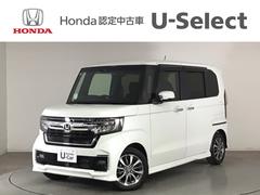 N-BOXカスタム L LED・フルセグ・メモリナビ・バックカメラ・純正AW・片側電動ドア・ETC Pソナー サイドエアバッグ ナビTV シートヒータ ベンチシート キーフリーシステム LEDライト リアカメ AC スマキー 中古車画像