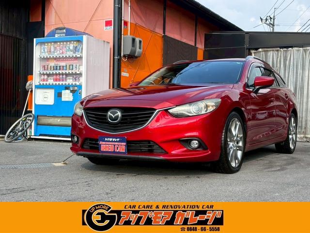 アテンザワゴン(マツダ) ＸＤ　Ｌパッケージ　衝突被害軽減システム　レーンアシスト　革シート　パワーシート　ＥＴＣ　ナビ　バックカメラ　フルセグＴＶ　Ｂｌｕｅｔｏｏｔｈ　ＣＤ　ＤＶＤ　ＨＩＤ　スマートキー　シートヒーター　ＡＷ１９インチ　クルコン 中古車画像