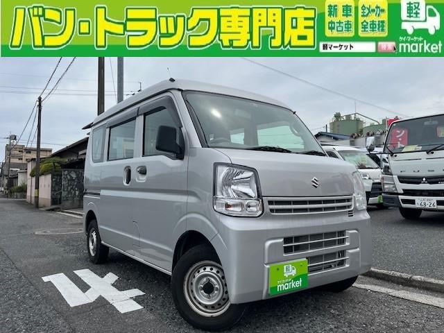 エブリイ 　パワーステアリング　エアバック　エアコン　説明書　メンテナンスノート　インパネ５ＡＧＳ車　ラジオ　走行６５，０００キロ　車検Ｒ７年３月　既存ユーザー下取車両