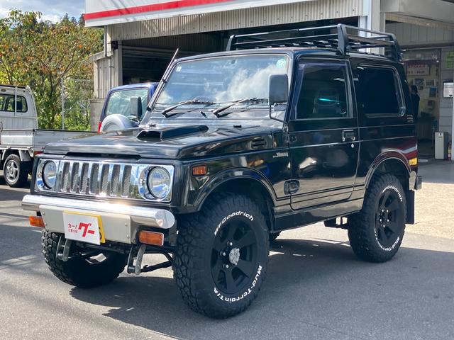 ジムニー(スズキ)  リフトアップ HDDナビ ワンセグTV CD USB ETC シートカバー Aftermarketステアリング オートマ車 ルーフキャリア 16インチアルミ エアコン 中古車画像