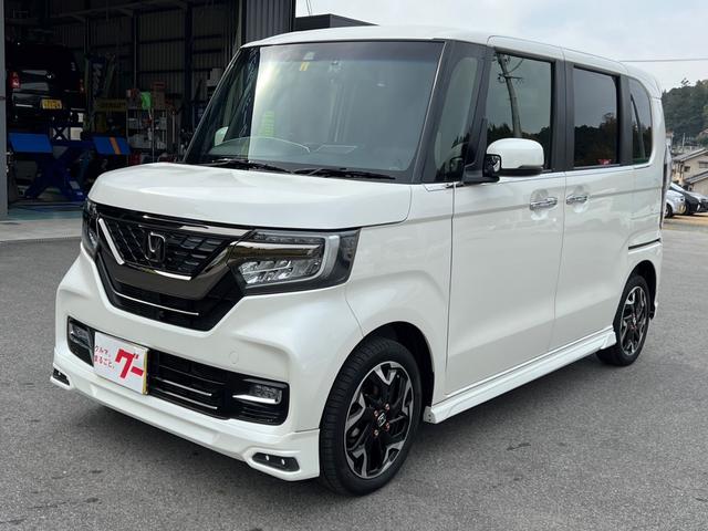 ホンダ Ｎ－ＢＯＸカスタム Ｇ・Ｌターボホンダセンシング　４ＷＤ　前後ドライブレコーダー　ＥＴＣ　バックカメラ　両側電動スライドドア　ナビ　ＴＶ　クリアランスソナー　オートクルーズコントロール　レーンアシスト　衝突被害軽減システム　オートライト