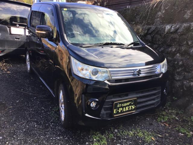 ワゴンＲスティングレー(スズキ) Ｘ　４ＷＤ．ハイブリット．衝突軽減ブレーキ．７インチナビ．フルセグ．バックカメラ．フルオートエアコン．スマートキー．シートヒーターオートＨＩＤヘッドライト．ＤＶＤ．ＥＴＣ．Aftermarketアルミ．ＬＥＤフォグライト 中古車画像