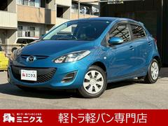 デミオ 13-スカイアクティブ アイドリングストップ・パワーウィンドウ・スマートキー・ワンセグTV・ナビ・CD・禁煙車・取扱説明書・横滑り防止装置・運転席・助手席エアバック・ABS・パワステ・フロアマット・ドアバイザー 中古車画像