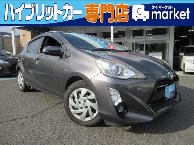 アクア(トヨタ) Ｓ　全国１年保証　禁煙車　純正ＳＤナビ　Ｂｌｕｅｔｏｏｔｈ接続　バックモニター　コーナーセンサー　前席シートヒーター　ＣＤ／ＳＤ　ワンセグＴＶ　衝突安全ボディー　運転席・助手席エアバッグ 中古車画像