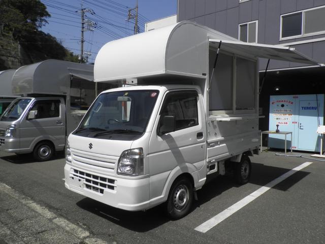 スズキ キャリイトラック ＫＣエアコン　パワステ　キッチンカーベース車　外部電源