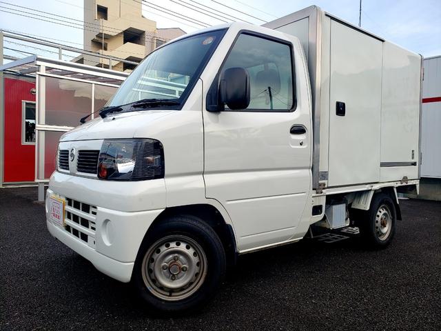 日産 ＮＴ１００クリッパートラック 　冷蔵冷凍車　ＡＴ－５度〜２５度設定　エアコン　パワステ　ＦＭ／ＡＭラジオ