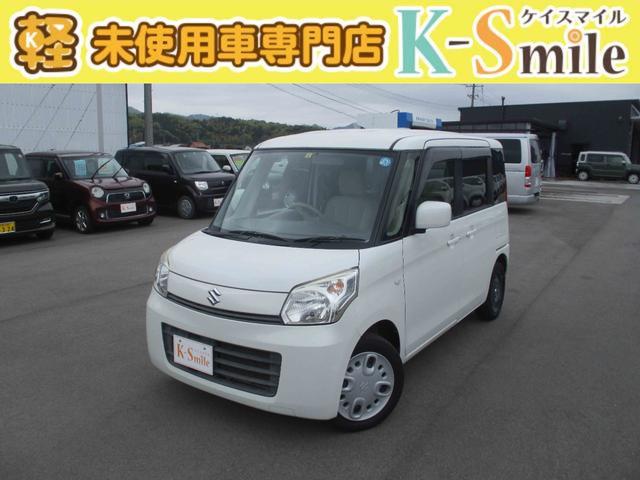 スペーシア Ｘ　助手席側パワアースライドドア　キーフリー　プッシュスタート　運転席助手席エアバック　パワーウィンド　盗難防止付き　運転席エアバッグ　オートエアコン　ＡＢＳ　衝突安全ボディ　パワーステアリング（1枚目）