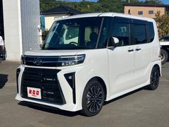 タント カスタムRS 届出済未使用車 ターボ ETC バックカメラ 両側電動スライドドア ディスプレイオーディオ TV クリアランスソナー 衝突被害軽減システム オートライト LEDランプ スマートキー シートヒーター 中古車画像