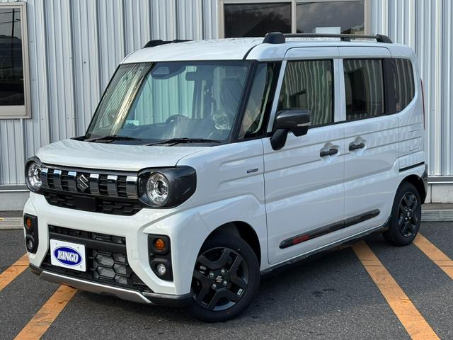 スペーシアギア(スズキ) ハイブリッドＸＺ　ターボ　純正９インチナビ　全方位モニター　Ｃａｒｐｌａｙ　ＴＶ　Ｂｌｕｅｔｏｏｔｈ 中古車画像