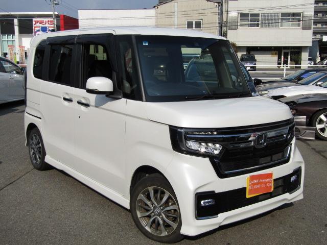 Ｎ−ＢＯＸカスタム(ホンダ) Ｌ　☆新品タイヤ☆ＳＤナビＴＶ☆Ｂｌｕｅｔｏｏｔｈ☆前後ドラレコ☆Ｂカメラ☆ＥＴＣ☆両側パワースライド☆ＬＥＤヘッドライト☆ＬＥＤフォグ 中古車画像