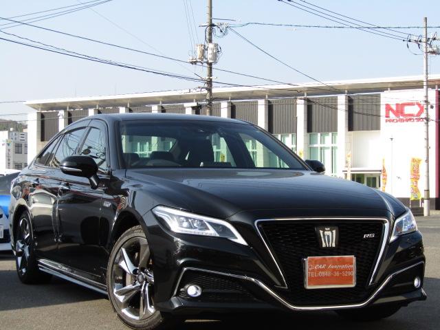 RSアドバンス 黒革ハーフレザーシート 新品タイヤ4本装着 18インチ TVキット プリクラッシュ レーダークルーズ シーケンシャルウインカー LEDヘッドライト ドラレコ SDナビ フルセグTV バックカメラ(1枚目)