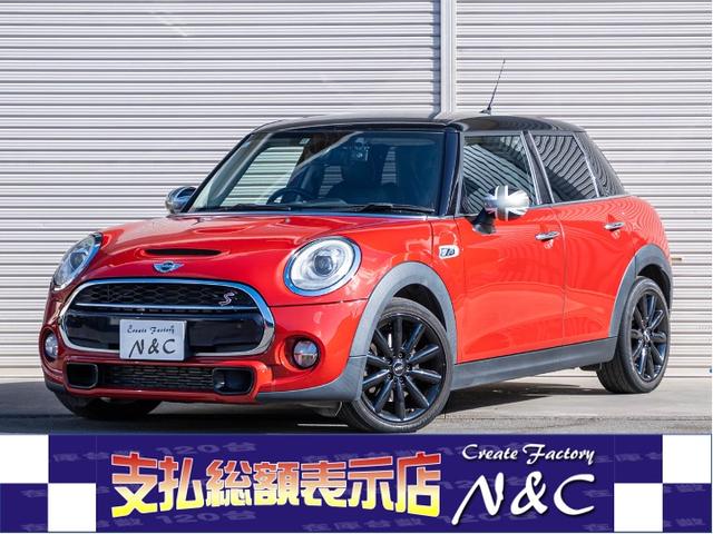 クーパーＳ　Ｆ５５　ファイブドア　ＬＥＤヘッドライト　ナビ　バックカメラ　ドライブレコーダー　ステアリングスイッチ　スマートキー　クルーズコントロール　ユニオンジャックテール