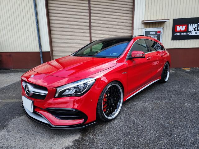 メルセデスＡＭＧ ＣＬＡクラス シューティングブレーク ＣＬＡ４５　４マチック　シューティングブレーク　後期　アドバンスパッケージ　サンルーフ　ＷＯＲＫ２０インチ　ダウンサス