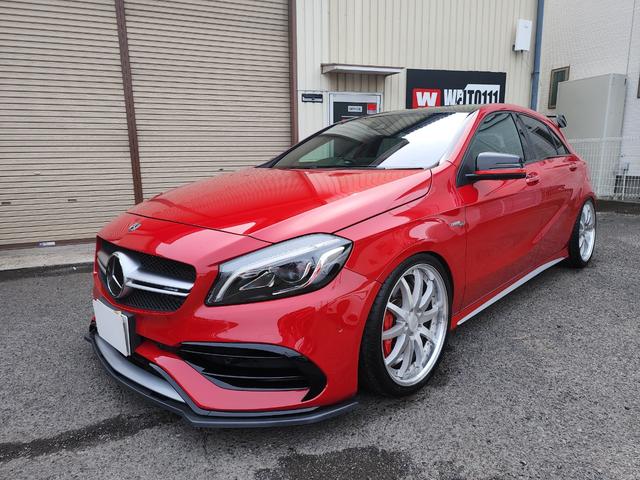 メルセデスＡＭＧ Ａクラス Ａ４５　４マチック　後期　アドバンスドＰ　サンルーフ　車高調　エアロ