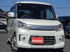 スペーシアカスタム XS 走行無制限1年保証付/社外SDナビ/フルセグTV/DVD再生/プッシュスタート☆/スマートキー2つ/パワースライドドア/HIDヘッドライト/オートライト/フォグライト/ETC/純正アルミ 中古車画像