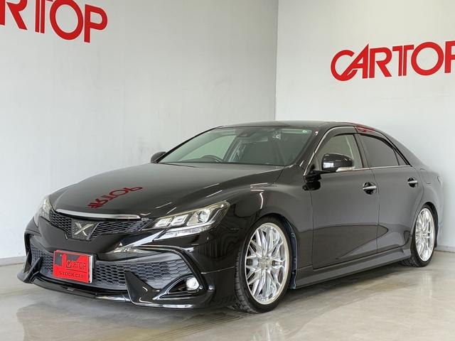 マークＸ(トヨタ) ２５０Ｓ　ｃａｒｒｏｚｚｅｒｉａディスプレイオーディオ　ＭＯＤＥＬＬＩＳＴＡエアロ　ＢＬＩＴＺDampers　ＷＯＲＫ１９インチアルミ　前後ドライブレコーダー　前席シートヒーター／パワーシート　ＬＥＤヘッドライト 中古車画像