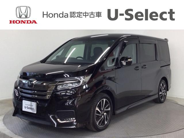 ステップワゴンスパーダ(ホンダ) スパーダ・クールスピリットホンダセンシング LED・フルセグ・メモリナビ・後席モニター・純正AW・シートヒーター・ETC サイドエアバック スマートキ 左右電動スライドドア バックモニタ Wエアコン 地TV ナビ&TV 三列シート USB 中古車画像