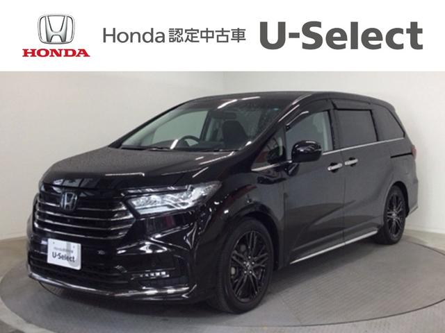 オデッセイ(ホンダ) アブソルート・ＥＸ　ＬＥＤ・フルセグ・メモリナビ・バックカメラ・純正ＡＷ・シートヒーター・ＥＴＣ　パーキングサポート　シ−トヒ−タ−　バックモニター　フロントカメラ　スマ−トキ−　セキュリティーアラーム　３列シート 中古車画像