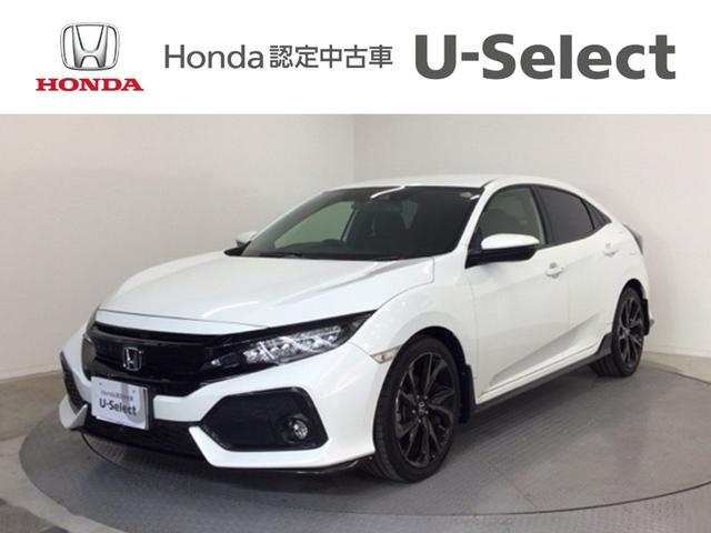 シビック(ホンダ) ハッチバック　ＬＥＤ・フルセグ・メモリナビ・バックカメラ・シートヒーター・純正ＡＷ・ＥＴＣ　追突軽減ブレーキ　盗難防止装置　１オーナー　Ｂモニター　横滑防止　Ａライト　シートヒーター付き　ＬＥＤライト　フルセグＴＶ 中古車画像