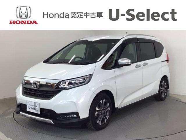 フリード＋(ホンダ) クロスター　レンタＵＰ・ＬＥＤ・フルセグ・メモリナビ・純正ＡＷ・両側電動ドア・ＥＴＣ　ウォークスルー　両側パワースライドドア　サイドカーテンエアバック　ＬＥＤライト　リヤカメラ　ワンオーナー　地デジフルセグ 中古車画像