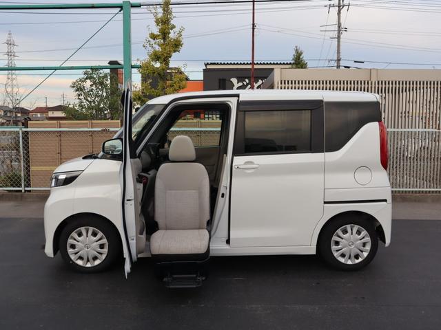 ルークス(日産) Ｘ助手席スライドアップシート車　助手席スライドアップシート車　プッシュスタート　アイドリングストップ　左電動スライドドア　アラウンドビューモニター　セーフティシールドスイッチ　オートエアコン　ドライブレコーダー　シート用リモコン 中古車画像