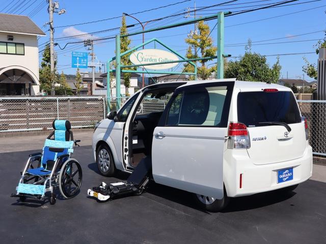 スペイド(トヨタ) Ｆ　サイドアクセス車　専用車いす仕様　定期点検＆福祉装置整備　サイドアクセス車　専用車いす仕様　左電動スライドドア　ナビ・テレビ（フルセグ）・バックカメラ　ソナー（前後）　ＥＴＣ　ドライブレコーダー 中古車画像
