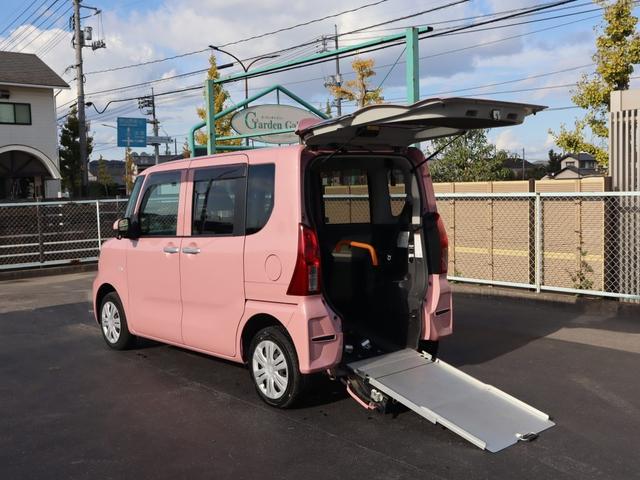 タント(ダイハツ) Ｌ　車いすスロープ車　車いすスロープ車　キーレス　アイドリングストップ　ナビ・テレビ（フルセグ）ドライブレコーダー　ＬＥＤライト　ＡＢＳ　運転席・助手席・サイド・カーテンエアバッグ 中古車画像