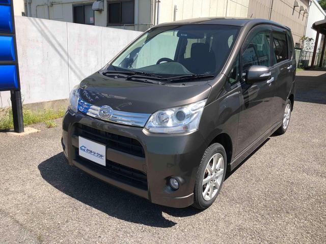 ムーヴ(ダイハツ) カスタム　Ｇ　ＥＴＣ　ナビ　ＴＶ　ＨＩＤ　ＬＥＤヘッドランプ　スマートキー　アイドリングストップ　ベンチシート　ＣＶＴ　盗難防止システム　ＡＢＳ　ＣＤ　Ｂｌｕｅｔｏｏｔｈ　アルミホイール　衝突安全ボディ　エアコン 中古車画像