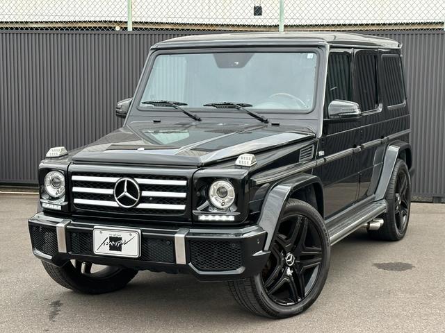 Gクラス（メルセデス・ベンツ）Ｇ５００Ｌ　Ｇ６３ＡＭＧタイプバンパー　左ハンドル　並行輸入車　サンルーフ　黒革　ＡＭＧタイプ２２インチアルミホイール　ＬＥＤヘッドライトＬＥＤテール　外品ウィンカーミラー　サイド出しマフラー　カロッツェリアナビ 中古車画像