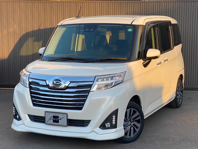 程度良好な１オーナーのカスタムＧリミテッドＳＡ３入庫 純正ナビフルセグＴＶ＆パノラミックビューモニター　両側パワースライドドア