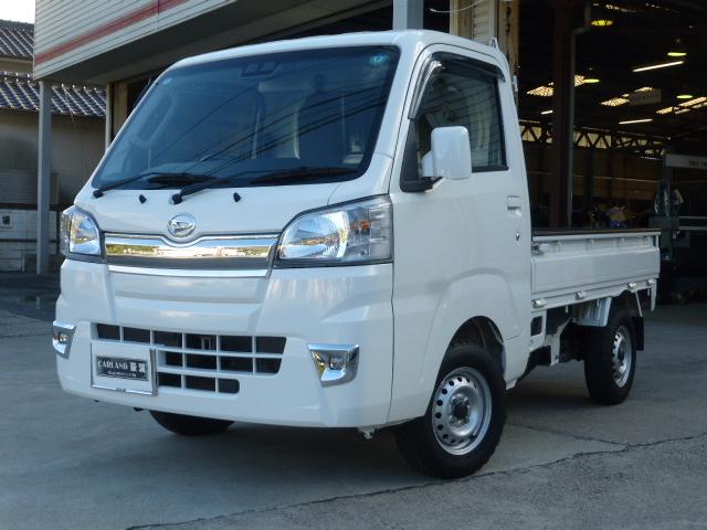 ハイゼットトラック(ダイハツ) エクストラSAIIIt パートタイム4WD デフロック ハイロー切替 キーレスキー パワーウィンドウ エアコン パワーステアリング フォグランプ CD付AM/FMラジオ 荷台作業灯 荷台マット ゲートプロテクター バイザー 中古車画像