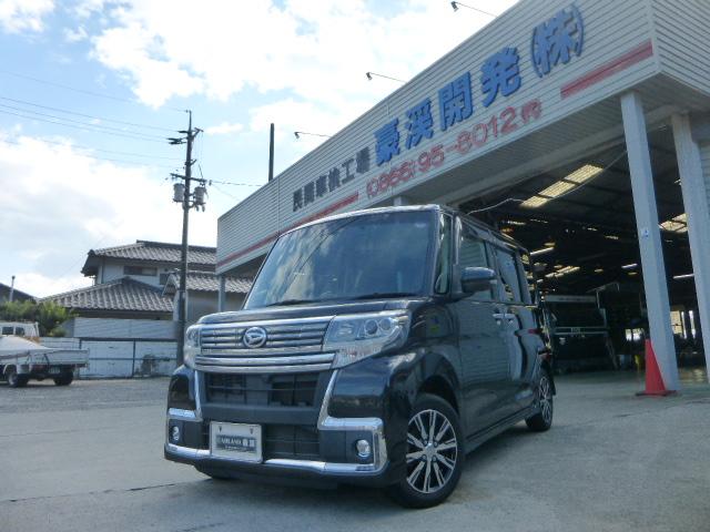 タント(ダイハツ) カスタムＸ　トップエディションＳＡＩＩＩ　アラウンドビューモニター付きナビＴＶ　ＢＴ対応　ステアリングリモコン　ナビ対応ドライブレコーダー　ＥＴＣ　両側パワースライドドア　ＨＩＤオートライト　オートハイビーム　スマートキー　Ｐスタート 中古車画像
