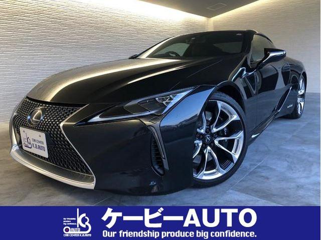 ＬＣ５００ｈ　Ｓパッケージ　本革アルカンターラブラックスポーツシート　三眼フルＬＥＤヘッドライト　２１インチホイール　純正１０．３インチＴＶナビ　レクサスセーフシステム　バックモニター　ＥＴＣ２．０　純正ドライブレコーダー装着