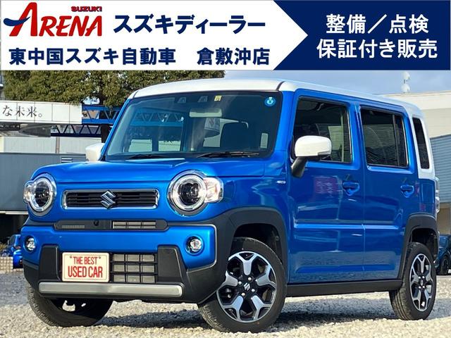 ハスラー ハイブリッドＸ　禁煙車　全方位モニター付きメモリーナビゲーション装着車　ＬＥＤヘッドランプ　ＬＥＤフロントフォグランプ　１５インチアルミホイール　デュアルカメラブレーキサポート　後退時ブレーキサポート（1枚目）