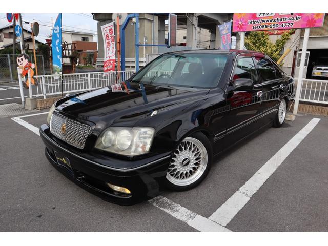 クラウン トヨタ アスリートｖプレミアム ターボ ｂｂｓ１６ａｗ 車高調 外品マフラー ｈｉｄ フォグ パワーシート 純正ｄｖｄナビ ｅｔｃ パワステ パワーウィンドウ スイングオートエアコン ａｂｓ タイミングベルト交換済 岡山県 アスリートｖプレミアム ターボ
