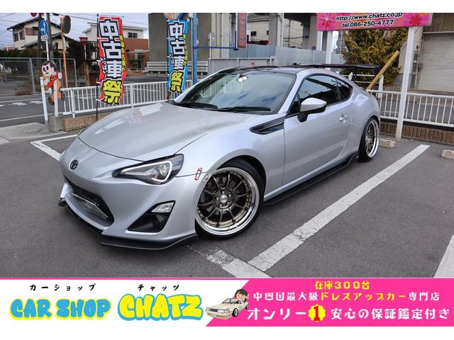 ８６ ＧＴ　６ＭＴ　スーパーチャージャー３００馬力仕様　ＣＰＵ　エイムゲインエアロ　ＳＳＲアルミ　車高調　外マフラー　ＧＴウイング　外テール　テール改　ブレーキＰ　クスコ公認アーム　ナビＴＶＢカメラ　　　Ｕ