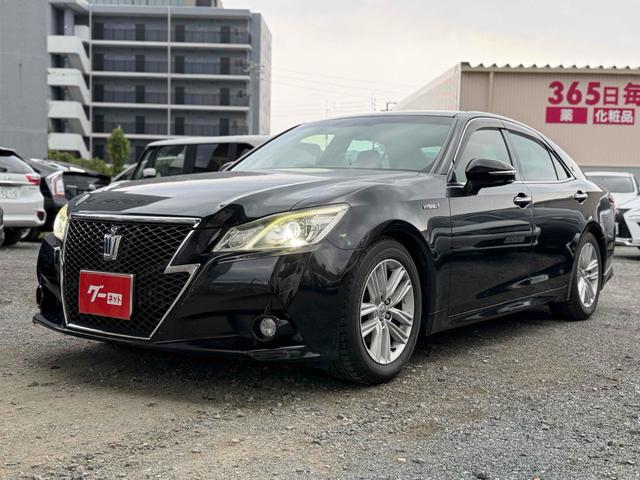 クラウンハイブリッド(トヨタ) アスリートＳ　ＥＴＣ　オートクルーズコントロール　バックカメラ　ナビ　ＴＶ　アルミホイール　オートライト　ＨＩＤ　ＣＶＴ　シートヒーター　スマートキー　アイドリングストップ　電動格納ミラー　盗難防止システム 中古車画像