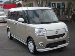 ムーヴキャンバス Gメイクアップリミテッド SAIII 禁煙車 純正Bluetooth対応8型ナビ パノラマモニター ナビ連動ドライブレコーダー HDMI入力 ETC 両側パワースライド LEDヘッドライト&フォグ 衝突被害軽減ブレーキ シートヒーター 中古車画像