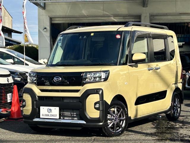 ダイハツ タント ファンクロス　届け出済み未使用車　衝突被害軽減ブレーキ　両側パワースライドドア　障害物センサー　シートヒーター　純正アルミホイール　ＬＥＤヘッドライト